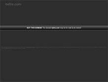 Tablet Screenshot of befre.com